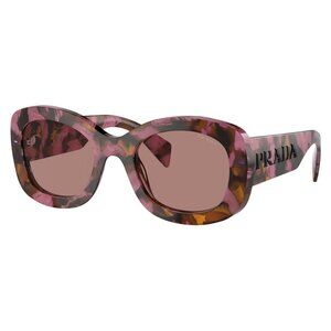 New PRADA Havana Butterfly PR A13S 18N-10D Sunglasses Women